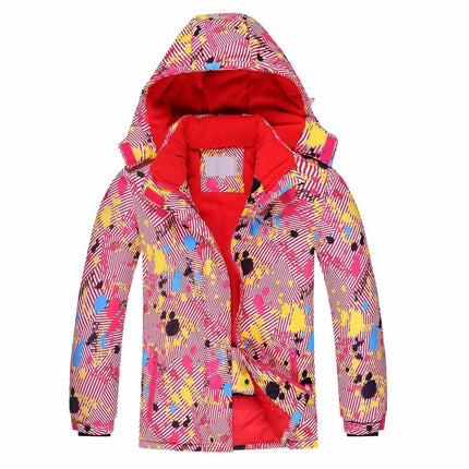 Girls Windproof Camouflage Winter Ski Jacket - Jacket - WildSurfer - Mad Fly Essentials