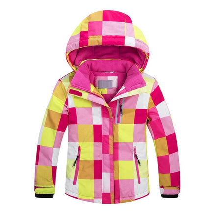 Girls Windproof Camouflage Winter Ski Jacket - Jacket - WildSurfer - Mad Fly Essentials