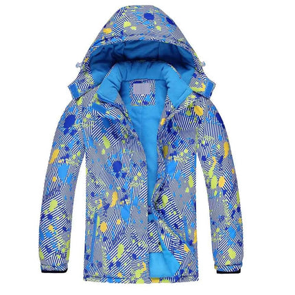 Girls Windproof Camouflage Winter Ski Jacket - Jacket - WildSurfer - Mad Fly Essentials