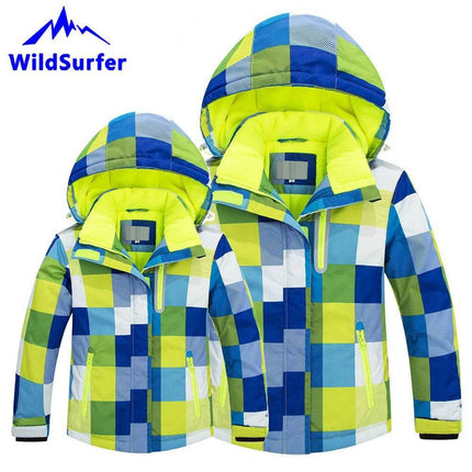 Girls Windproof Camouflage Winter Ski Jacket - Jacket - WildSurfer - Mad Fly Essentials