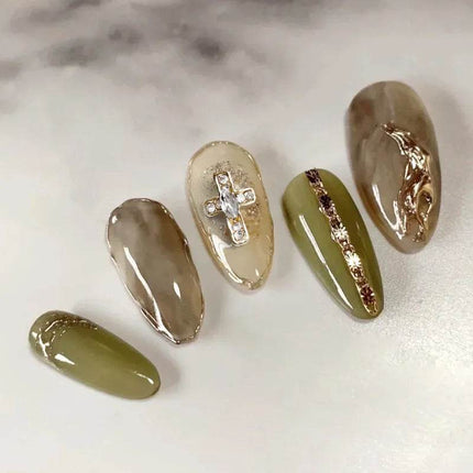 Glitter Cross 20pc Rhinestone Art Nail Essentials - Nail Essentials - Elaimei - Mad Fly Essentials