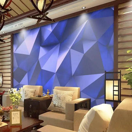 Golden Polygon 3D Mural Wallpaper - Wallpaper - JD Home Decor - Mad Fly Essentials