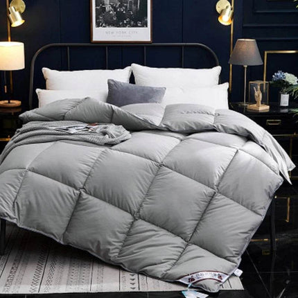 Goose Down Quilted Comforter Bedding Duvet Set - Duvet Set - BENLI WHITE - Mad Fly Essentials