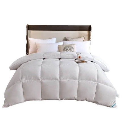 Goose Down Quilted Comforter Bedding Duvet Set - Duvet Set - BENLI WHITE - Mad Fly Essentials