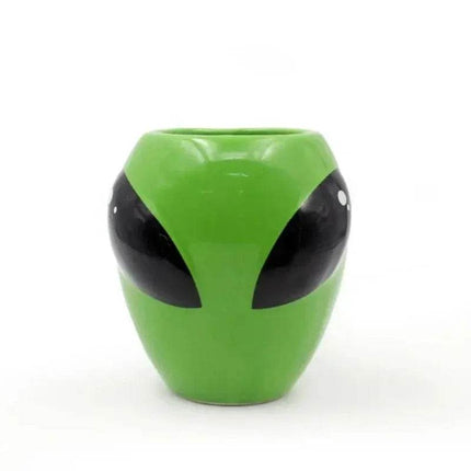 Green 3D Alien Ceramic Coffee Mug - Coffee Mug - Light Magic - Mad Fly Essentials