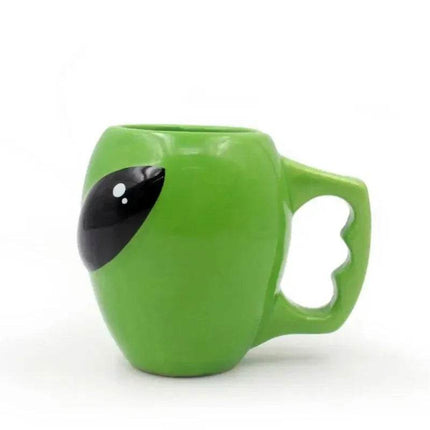 Green 3D Alien Ceramic Coffee Mug - Coffee Mug - Light Magic - Mad Fly Essentials