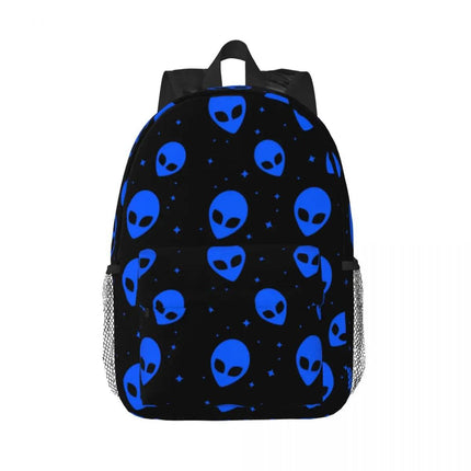 Green Alien Universe Wondrous Laptop Backpack - Backpack - Alien Style - Mad Fly Essentials