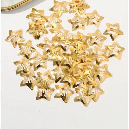 Hair Accessories Girl Gold Silver Star Y2K Hair Clips - Hair Accessories - kemei - Mad Fly Essentials
