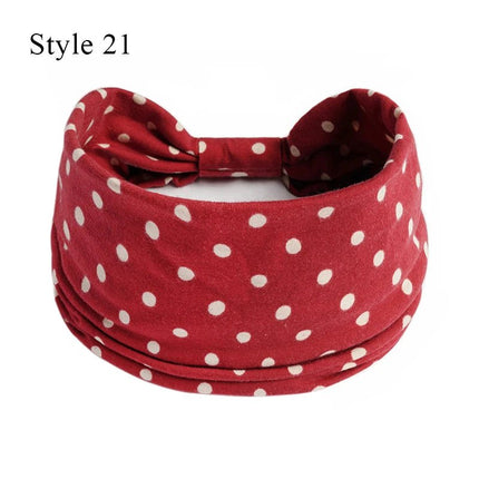 Hair Accessories Women Boho Turban Yoga Elastic Head Wrap Hairbands - Hair Accessories - Werueruyu - Mad Fly Essentials