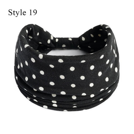 Hair Accessories Women Boho Turban Yoga Elastic Head Wrap Hairbands - Hair Accessories - Werueruyu - Mad Fly Essentials