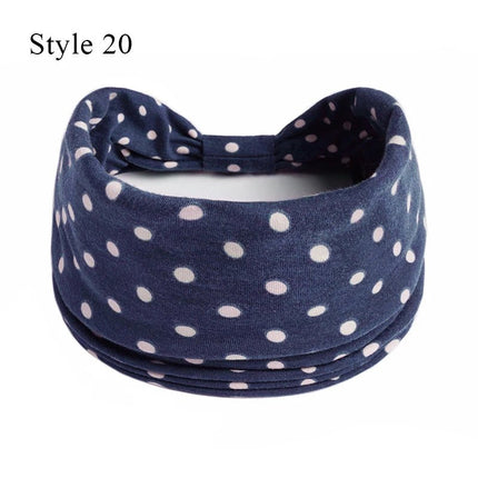 Hair Accessories Women Boho Turban Yoga Elastic Head Wrap Hairbands - Hair Accessories - Werueruyu - Mad Fly Essentials