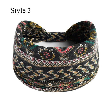 Hair Accessories Women Boho Turban Yoga Elastic Head Wrap Hairbands - Hair Accessories - Werueruyu - Mad Fly Essentials