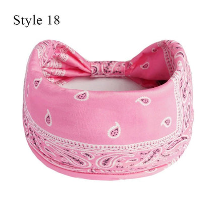 Hair Accessories Women Boho Turban Yoga Elastic Head Wrap Hairbands - Hair Accessories - Werueruyu - Mad Fly Essentials