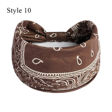 Hair Accessories Women Boho Turban Yoga Elastic Head Wrap Hairbands - Hair Accessories - Werueruyu - Mad Fly Essentials