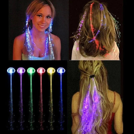 Hair Accessories Women LED Luminous Party Braid Lights - Hair Accessories - lifetime not regret - Mad Fly Essentials