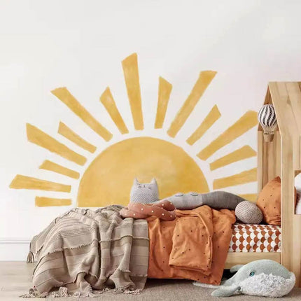 Half Sun Wallpaper Kids Room 3D Wall Sticker - Mad Fly Essentials