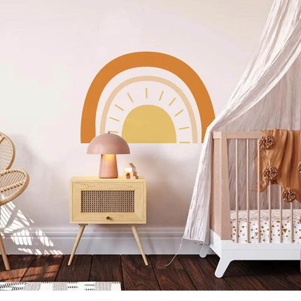 Half Sun Wallpaper Kids Room 3D Wall Sticker - 3D Wall Sticker - Nursery Ready - Mad Fly Essentials