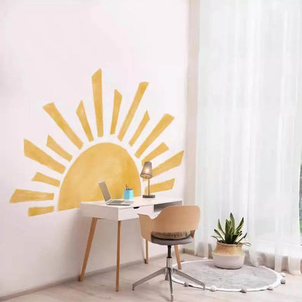 Half Sun Wallpaper Kids Room 3D Wall Sticker - 3D Wall Sticker - Nursery Ready - Mad Fly Essentials