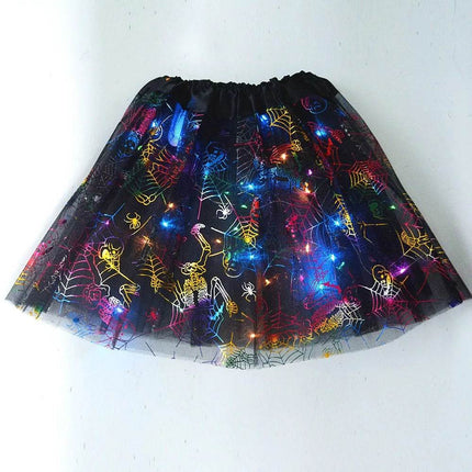 Kids Baby Girl Halloween LED Witch Hat Spider Costume Dress - Costume Dress - Fashicon - Mad Fly Essentials