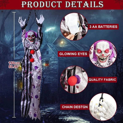 Halloween Clown Outdoor Party Decor - Party Decor - Barry Century - Mad Fly Essentials
