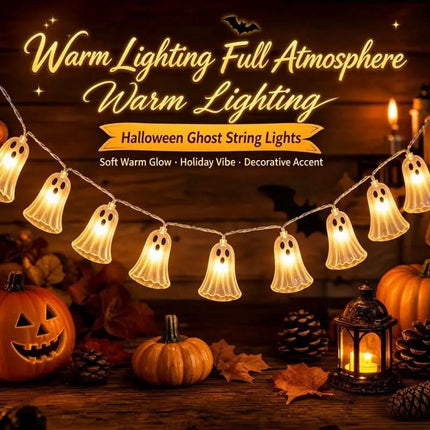 Halloween Decor Ghost Skull LED String Lights - Halloween Decor - JOYINLED - Mad Fly Essentials