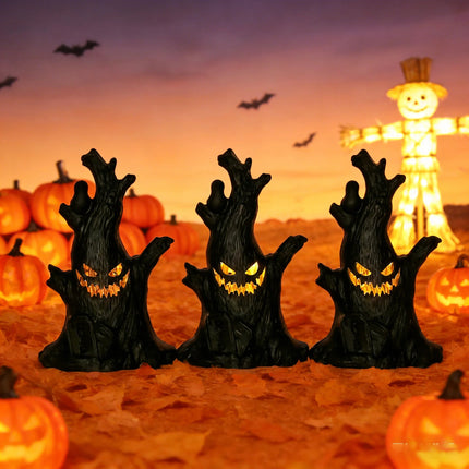Halloween Decor Ghost Tree LED Horror Party Props - Halloween Decor - Barry Century - Mad Fly Essentials