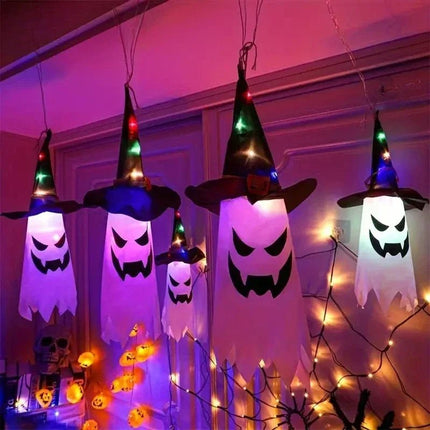 Halloween Decor Hanging LED Witch Ghost Props - Halloween Decor - LEDPChoice - Mad Fly Essentials