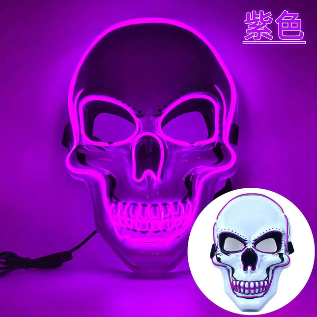 Halloween Glowing Skull LED Mask Boys Costume - Costume - LEDP - Mad Fly Essentials