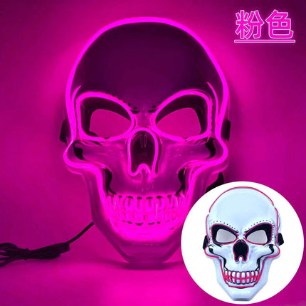 Halloween Glowing Skull LED Mask Boys Costume - Costume - LEDP - Mad Fly Essentials
