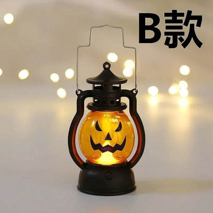 LED Ghost Pumpkin Retro Lantern Halloween Decor - Halloween Decor - Partigos - Mad Fly Essentials