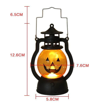LED Ghost Pumpkin Retro Lantern Halloween Decor - Halloween Decor - Partigos - Mad Fly Essentials