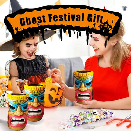 Halloween Tiki Party Totem Garden Decor - Garden Decor - Wandering Tribe - Mad Fly Essentials