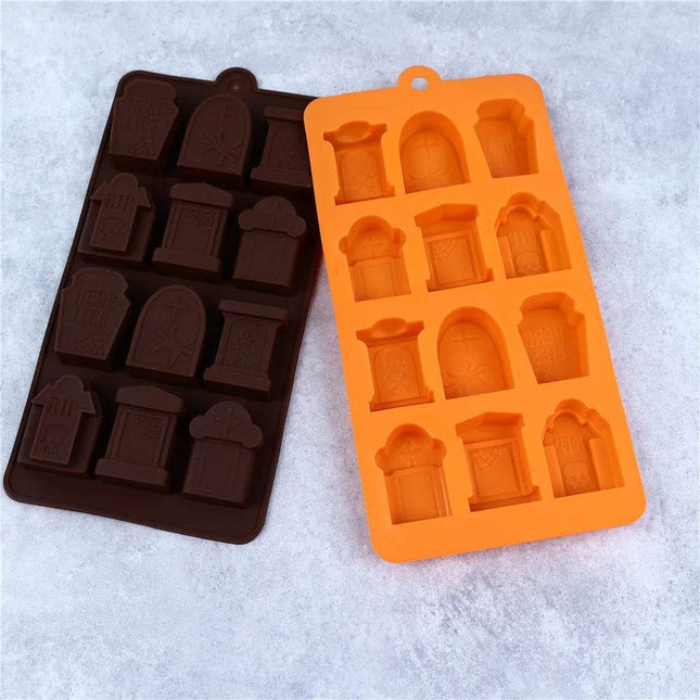 Tombstone Chocolate Cake Mold Halloween Decor - Mad Fly Essentials