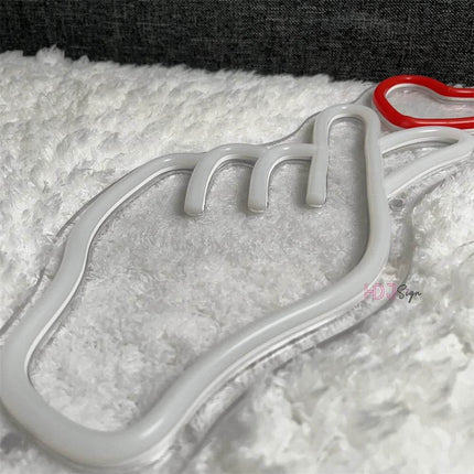 Hand Heart Gesture Neon Sign LED Night Light - LED Night Light - Warm like home - Mad Fly Essentials
