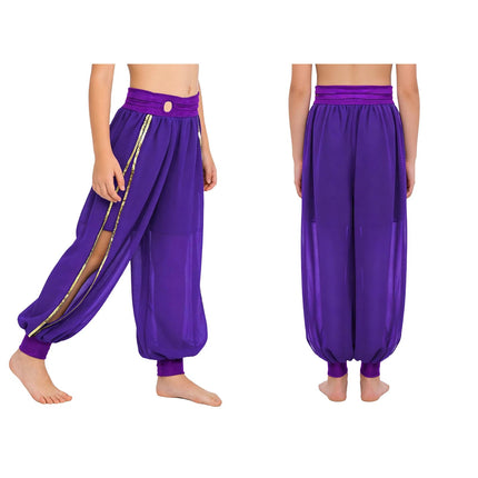 Harem Pants Boy Girl Kids Dance Carnival Sequin Arabic Pants - Harem Pants - KOOY - Mad Fly Essentials