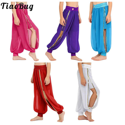 Harem Pants Boy Girl Kids Dance Carnival Sequin Arabic Pants - Harem Pants - KOOY - Mad Fly Essentials