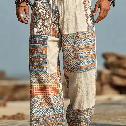 Harem Pants Men Tribal Print 3D Pants - Harem Pants - SeaBreeze - Mad Fly Essentials