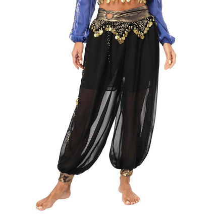 Harem Pants Women Belly Dance Sequin Arabic Costume Pants - Harem Pants - GPBD - Mad Fly Essentials