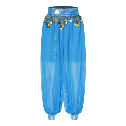 Harem Pants Women Belly Dance Sequin Arabic Costume Pants - Harem Pants - GPBD - Mad Fly Essentials