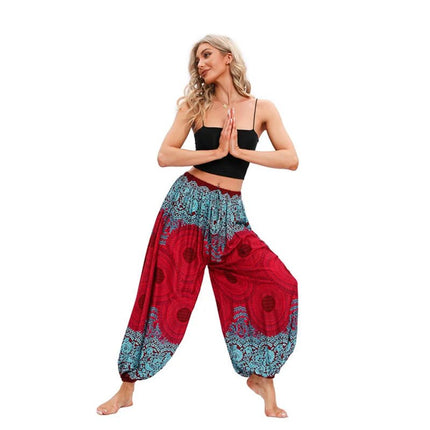 Harem Pants Women Boho High Waist Yoga Pants - Harem Pants - UXST - Mad Fly Essentials