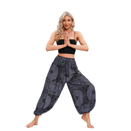 Harem Pants Women Boho High Waist Yoga Pants - Harem Pants - UXST - Mad Fly Essentials