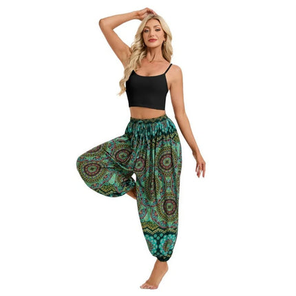 Harem Pants Women Boho High Waist Yoga Pants - Harem Pants - UXST - Mad Fly Essentials