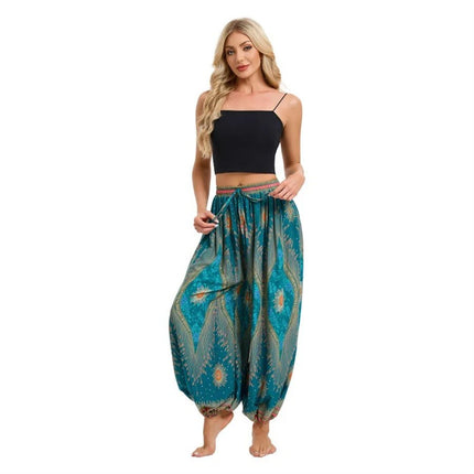 Harem Pants Women Boho High Waist Yoga Pants - Harem Pants - UXST - Mad Fly Essentials