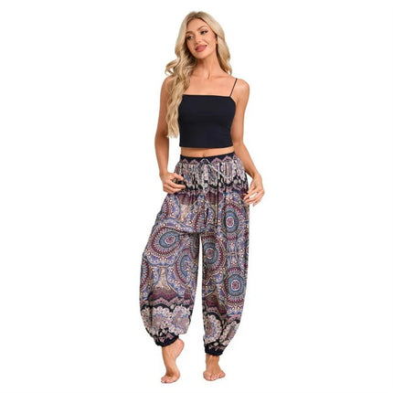 Harem Pants Women Boho High Waist Yoga Pants - Harem Pants - UXST - Mad Fly Essentials