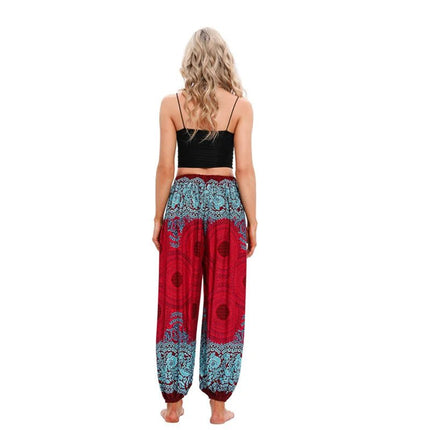 Harem Pants Women Boho High Waist Yoga Pants - Harem Pants - UXST - Mad Fly Essentials