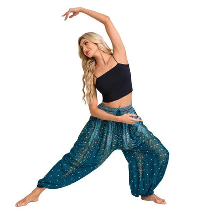 Harem Pants Women Boho High Waist Yoga Pants - Harem Pants - UXST - Mad Fly Essentials
