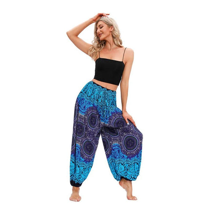 Harem Pants Women Boho High Waist Yoga Pants - Harem Pants - UXST - Mad Fly Essentials