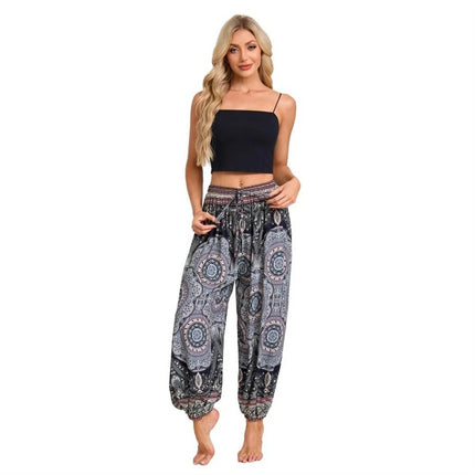 Harem Pants Women Boho High Waist Yoga Pants - Harem Pants - UXST - Mad Fly Essentials