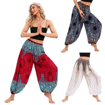 Harem Pants Women Boho High Waist Yoga Pants - Harem Pants - UXST - Mad Fly Essentials