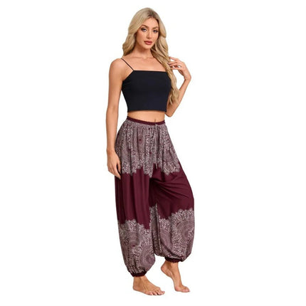 Harem Pants Women Boho High Waist Yoga Pants - Harem Pants - UXST - Mad Fly Essentials